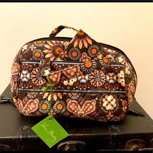 Vera Bradley Floral Patterned Bag - Brown and Orange